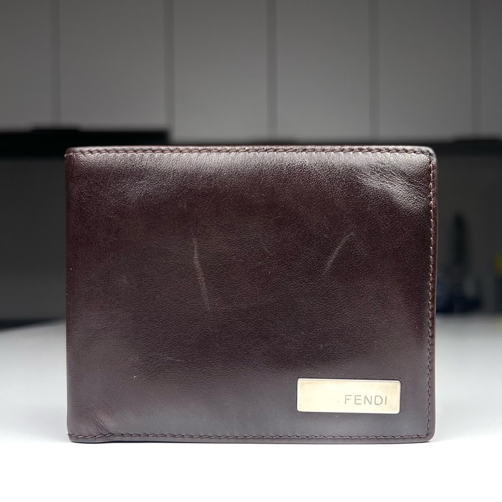 Fendi Brown Leather Wallet